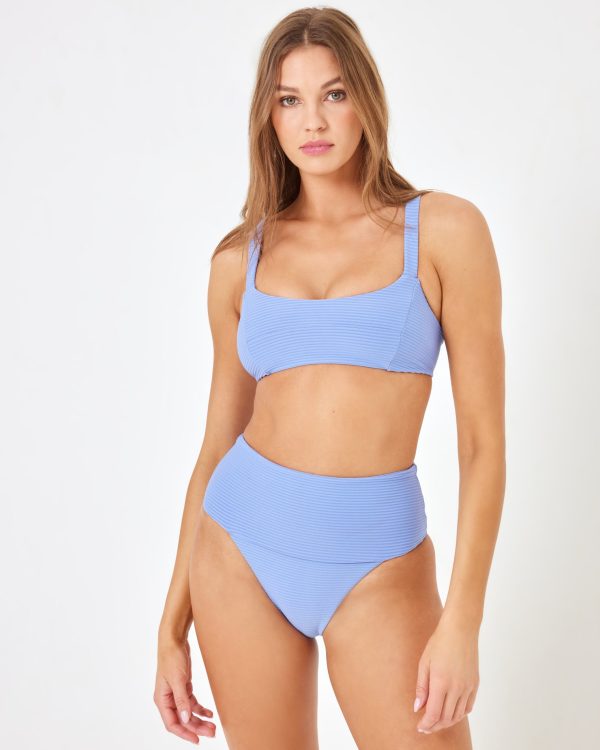 LSPACE X Anthropologie Desi Bikini Bottom - Peri Blue Supply