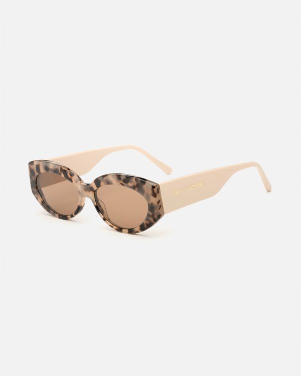 Lu Goldie Aurelie Sunglasses - Chocolate For Sale