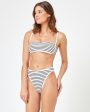 Nora Bikini Bottom - Sail Along Stripe Online Sale