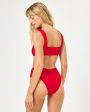 Eco Chic Repreve® Marlee Bikini Top - Lipstick Red Fashion