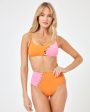 Solstice Bikini Bottom -  Tangerine-Guava Online Sale