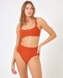 LSPACE X Anthropologie Desi Bikini Bottom - Vermillion Supply