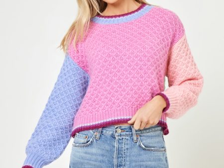 Pretty Please Sweater - Costa Del Sol Colorblock Sale