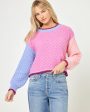 Pretty Please Sweater - Costa Del Sol Colorblock Sale