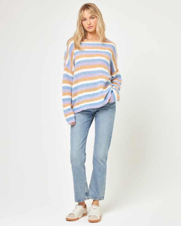 Cozy Clouds Sweater - Beautiful Skies Stripe For Sale